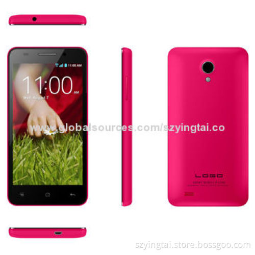 3G Smartphones, 4.5-inch, MTK6582 Quad-core with 854 x 480-pixel Resolution